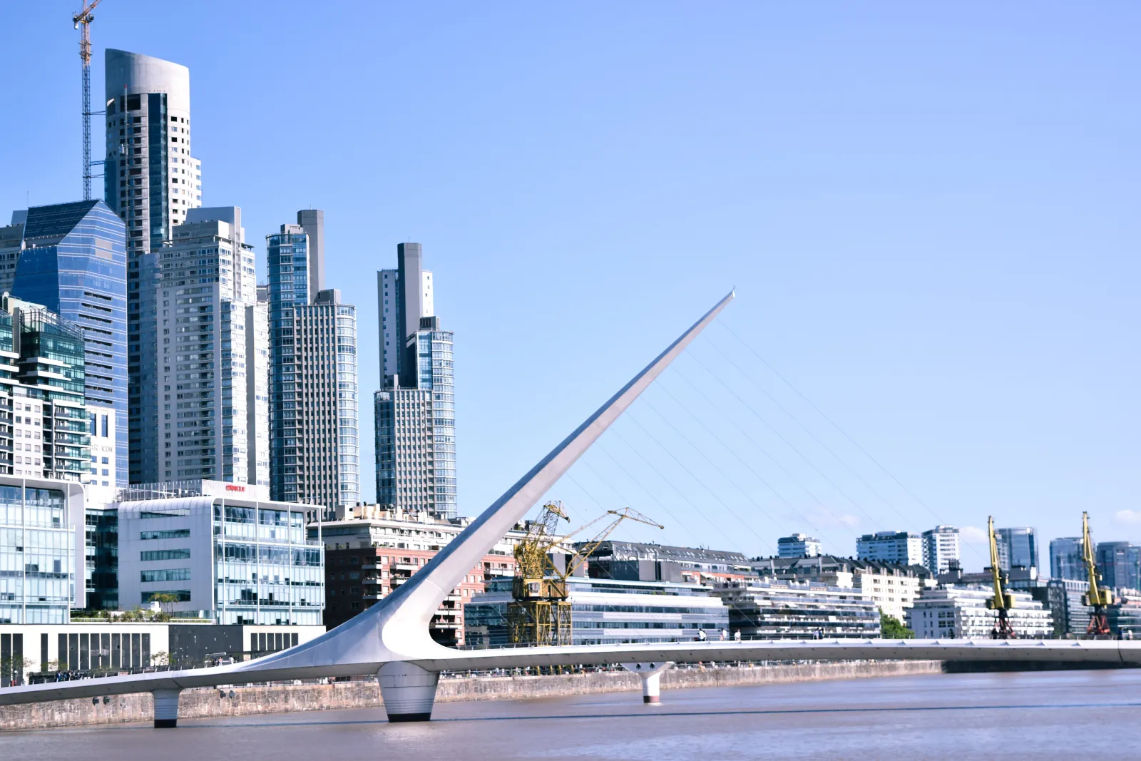 Puerto Madero at sunset