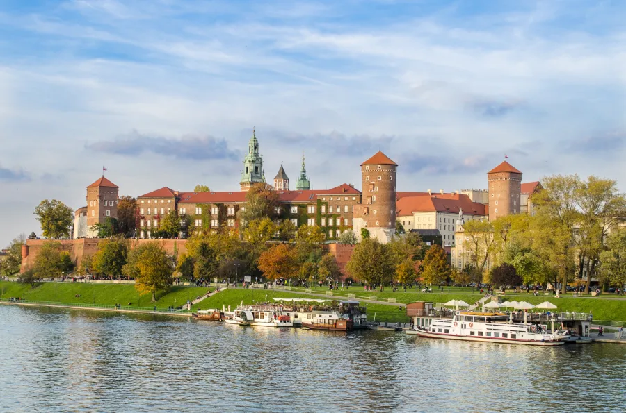 Wawel Hill (Castle courtyard & cathedral exterior)